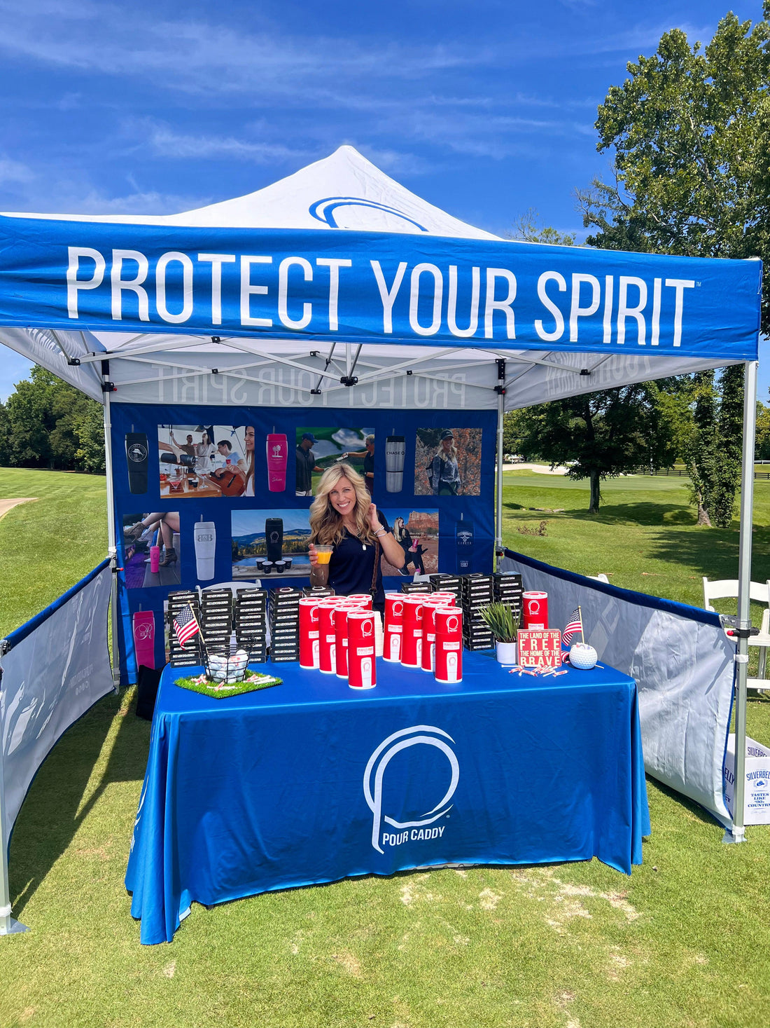 Pour Caddy at Folds of Honor tournament in Brentwood, TN