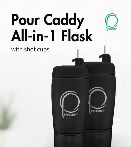 Pour Caddy is your all-in-one Golf Flask that doubles as a mixer.