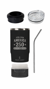 CHILL & BREW 14 OZ. SPEAKER TUMBLER AMERICA 250
