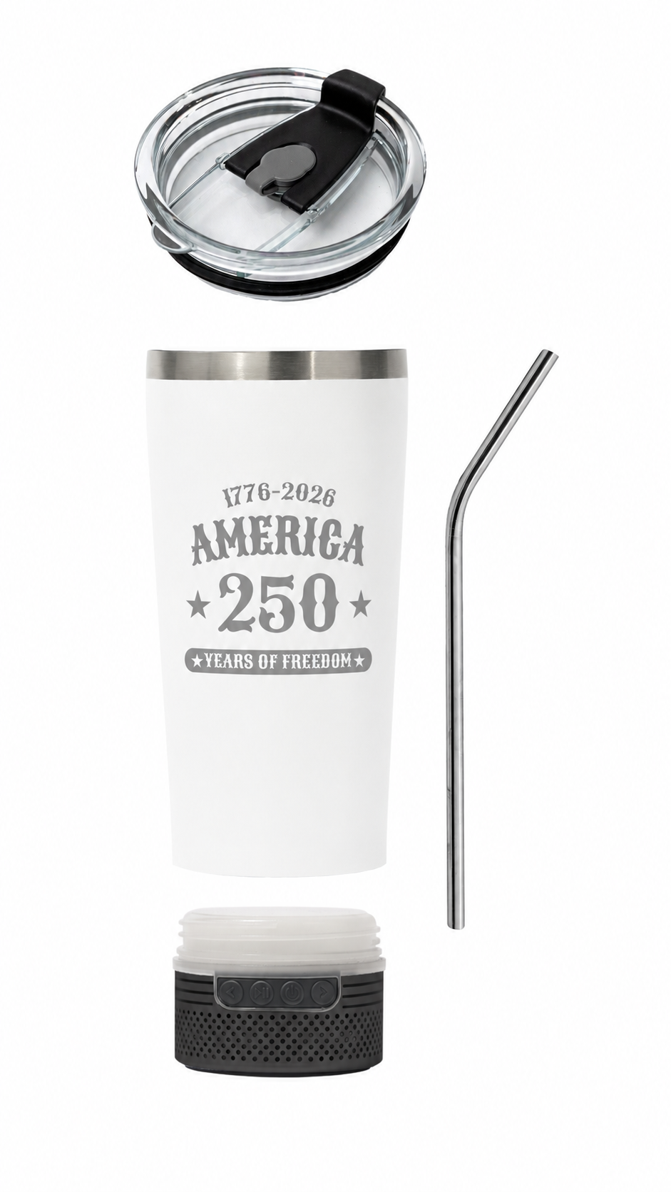GO CADDY 18 OZ. SPEAKER TUMBLER AMERICA 250