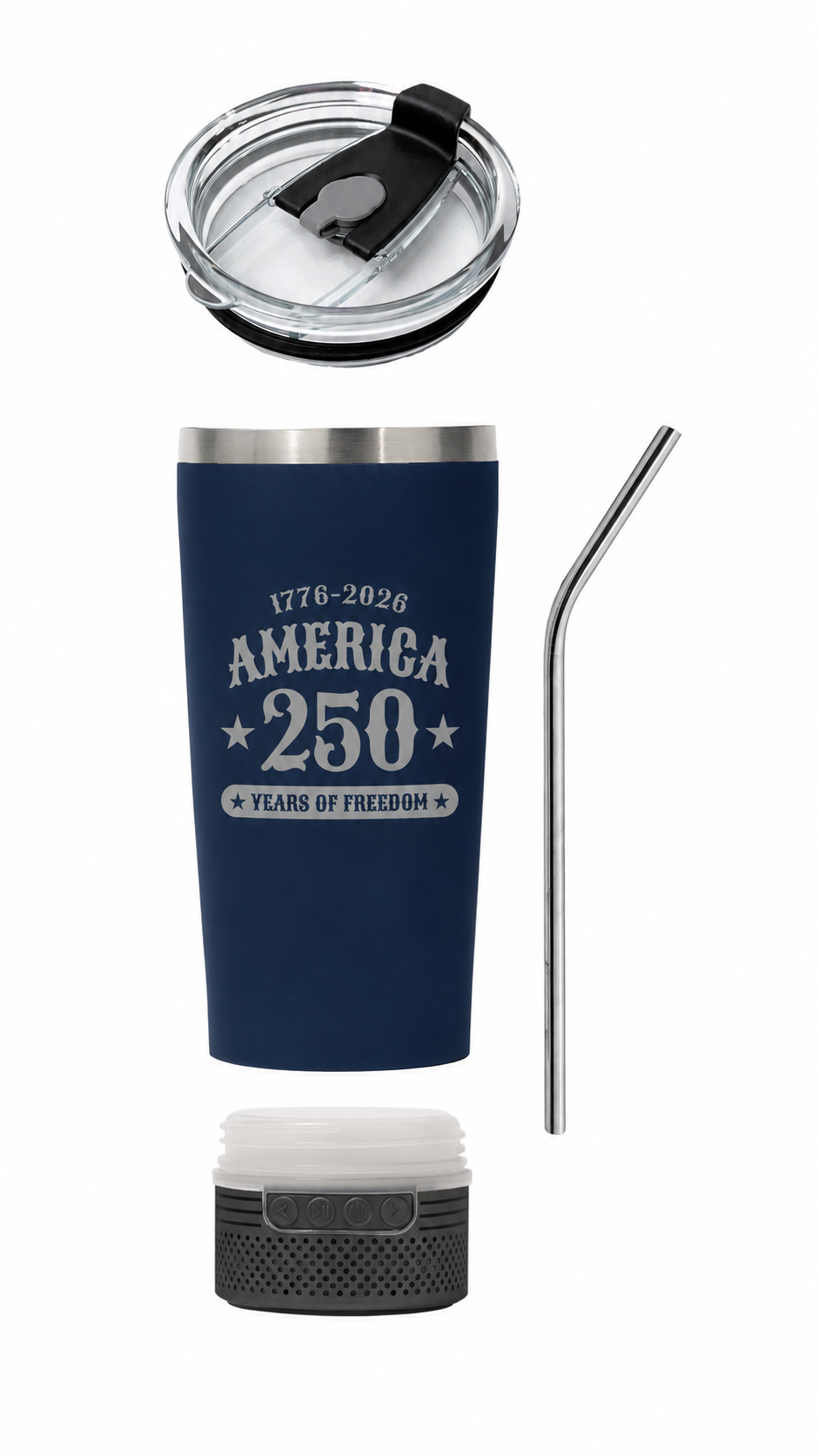 GO CADDY 18 OZ. SPEAKER TUMBLER AMERICA 250