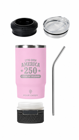 CHILL & BREW 14 OZ. SPEAKER TUMBLER AMERICA 250