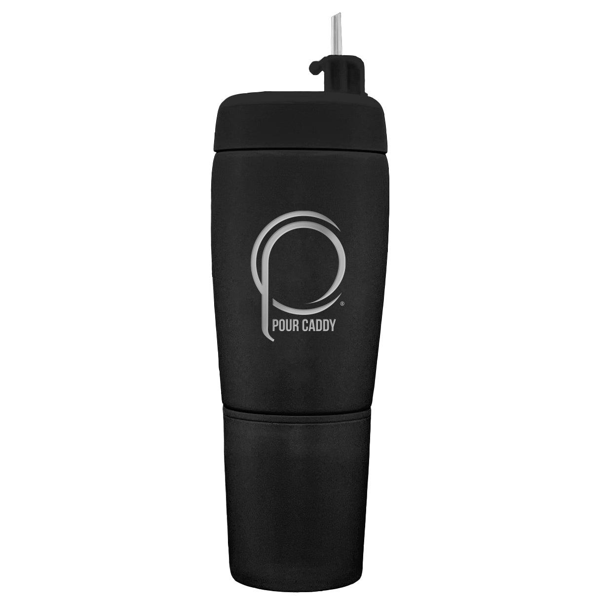 Pour Caddy - Stainless Steel Flask - Black