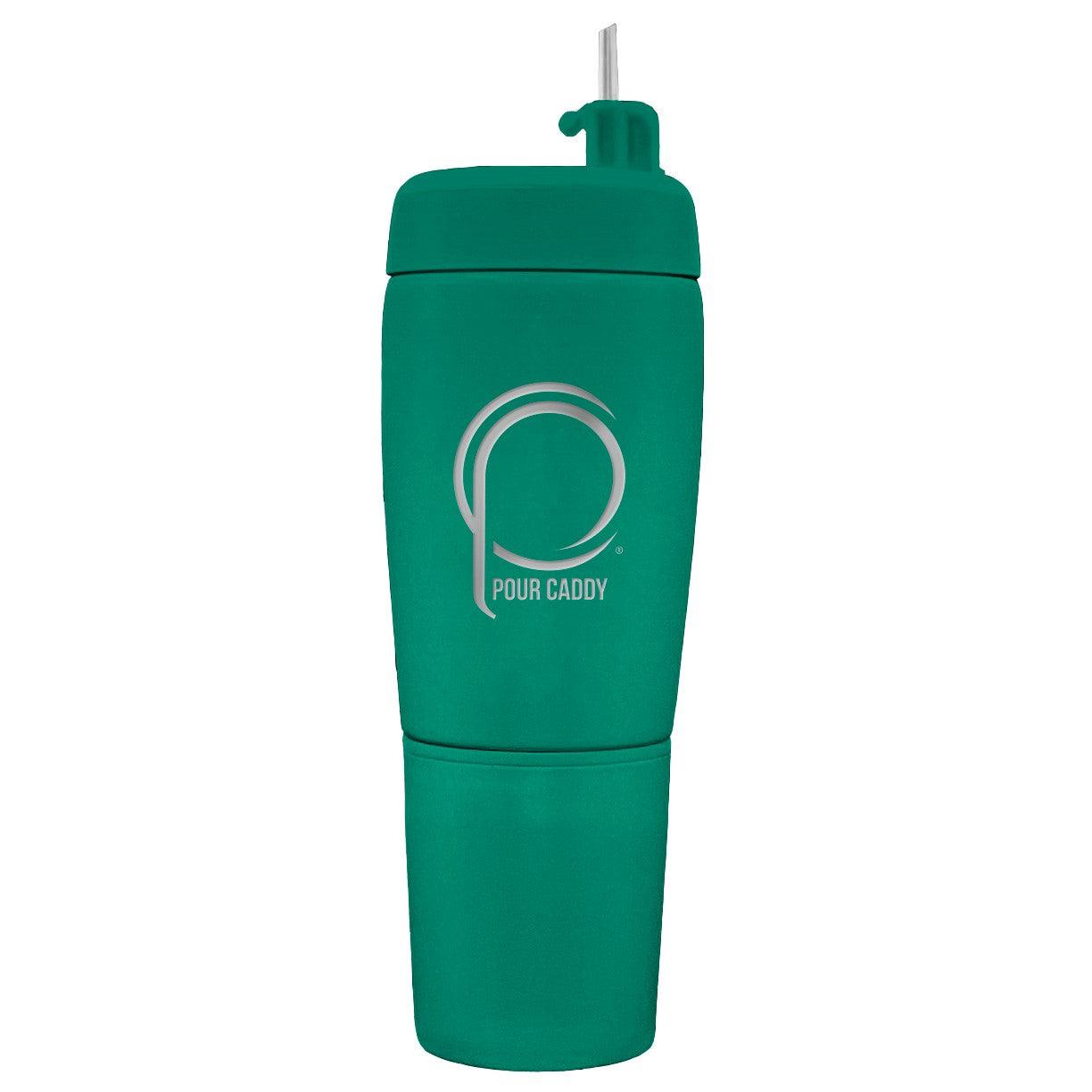 Pour Caddy - Fairway Green stainless steel flask