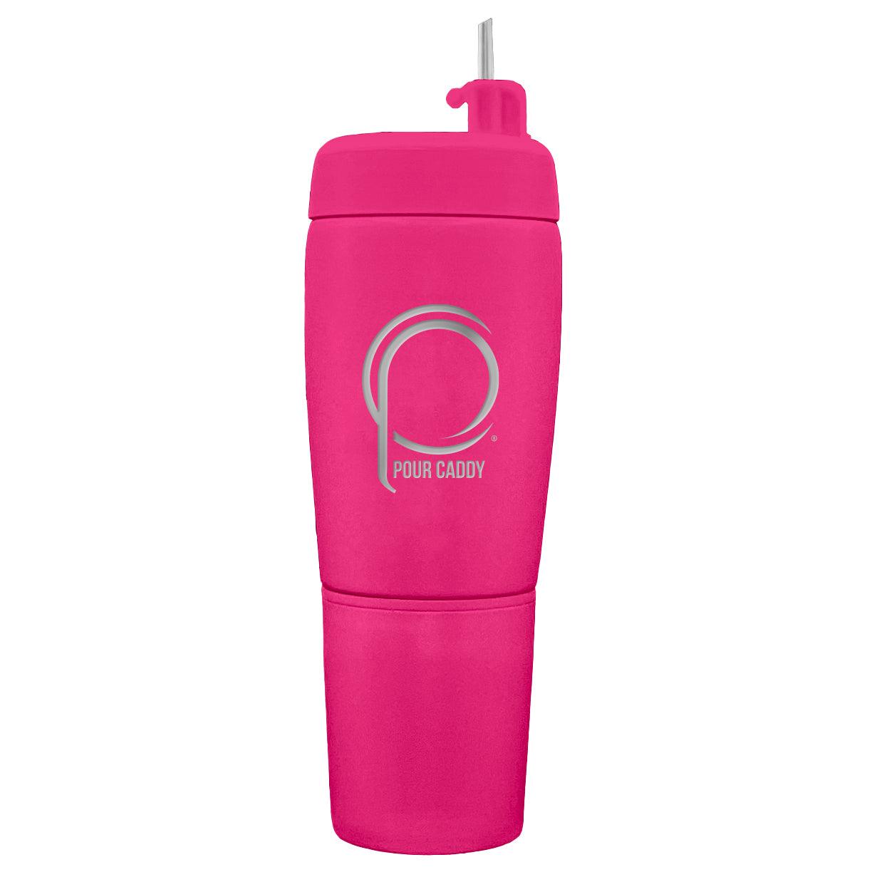 Passion Pink Pour Caddy - stainless steel flask