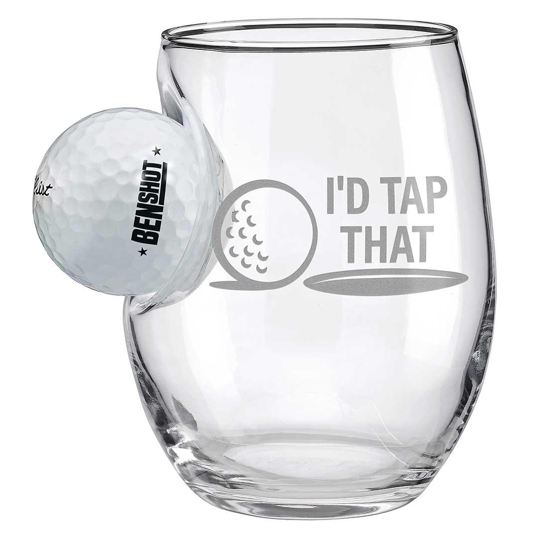 Golf Ball Glasses for Dad