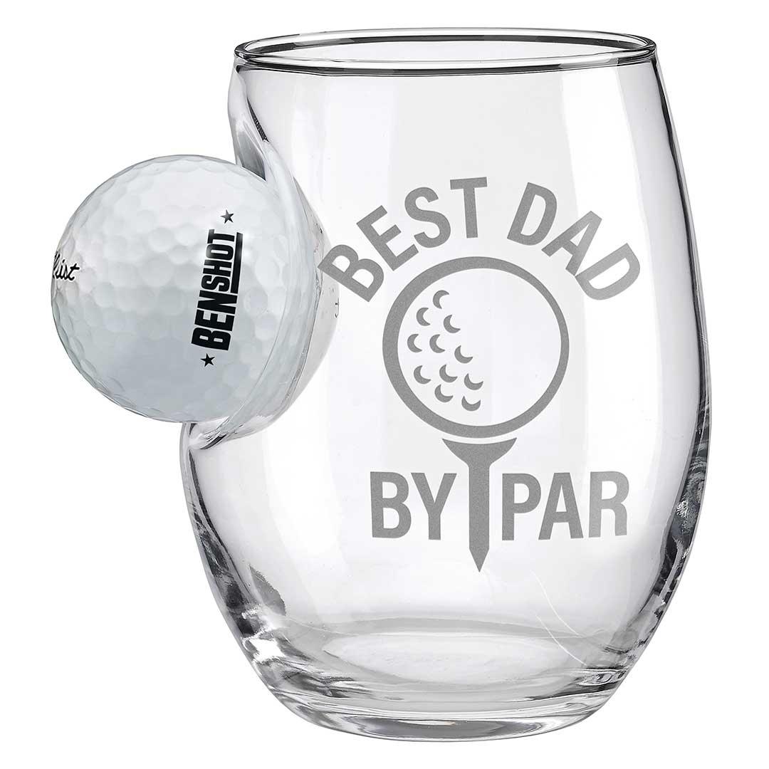 Golf Ball Glasses for Dad