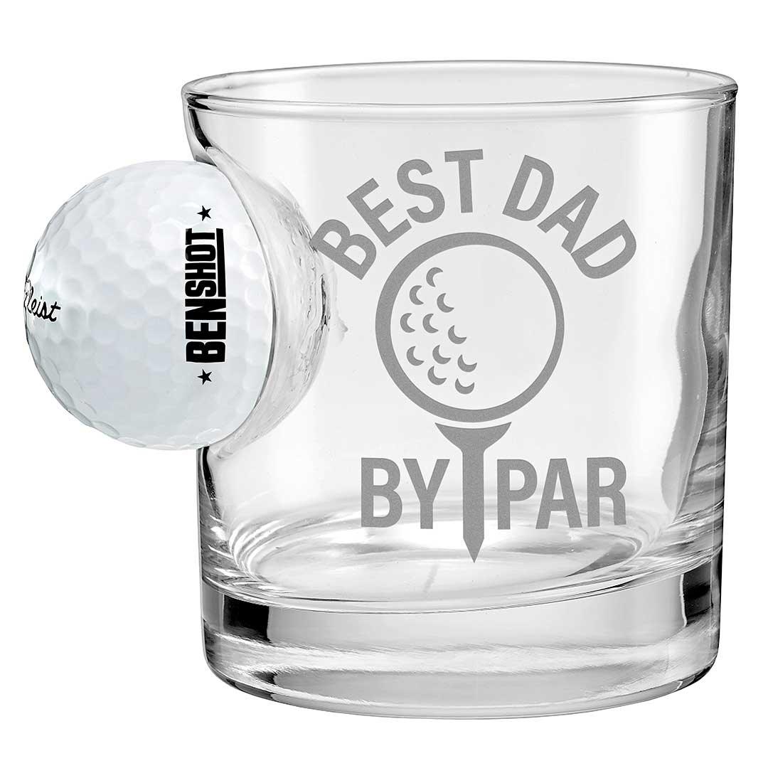 Golf Ball Glasses for Dad