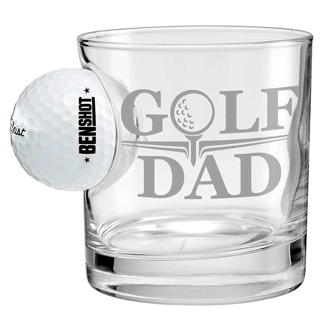 Golf Ball Glasses for Dad