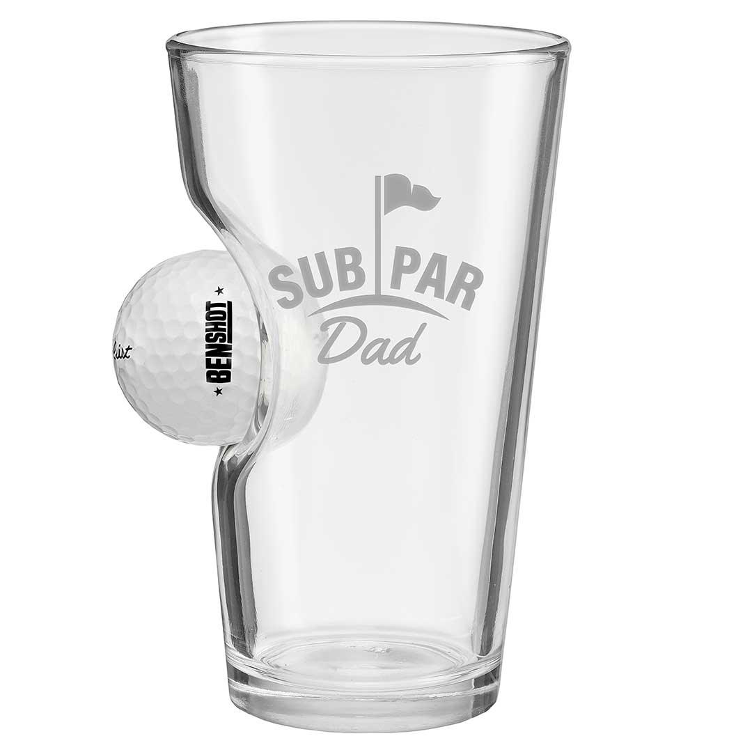 Golf Ball Glasses for Dad